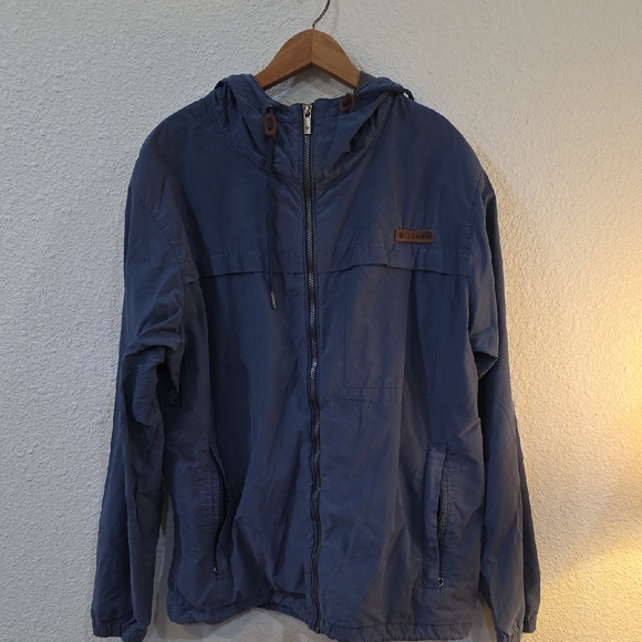Columbia Men's Blue Windbreaker Jacket - Picture 2 of 10